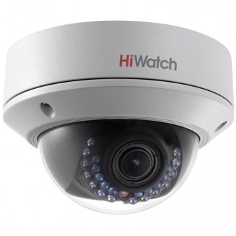 Бюджетный вандалостойкий IP-купол HiWatch DS-I128 с вариофокальным объективом