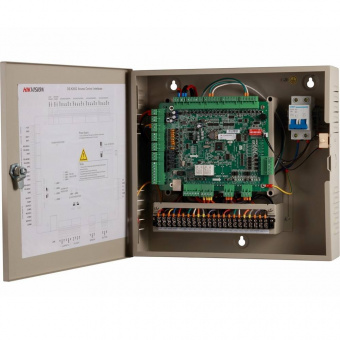 Сетевой контроллер СКУД Hikvision DS-K2602, управление 2 дверьми