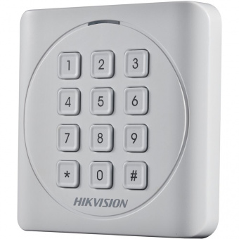 Считыватель Mifare карт Hikvision DS-K1801MK с механической клавиатурой