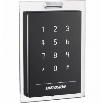 Уличный считыватель Mifare карт Hikvision DS-K1101MK с сенсорной клавиатурой
