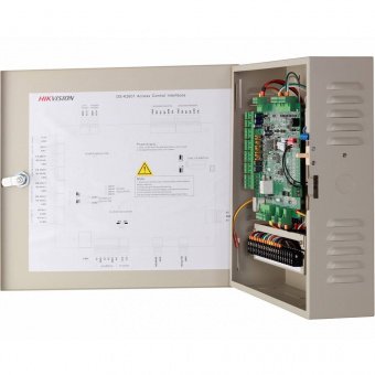 Сетевой контроллер СКУД Hikvision DS-K2601, управление одной дверью