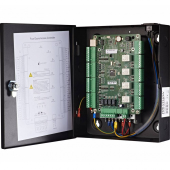 Сетевой контроллер СКУД Hikvision DS-K2804 на 4 двери