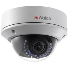 Бюджетный вандалостойкий IP-купол HiWatch DS-I128 с вариофокальным объективом