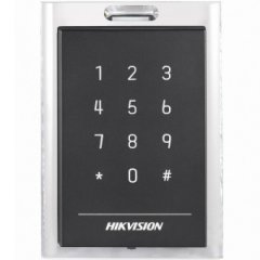 Уличный считыватель Mifare карт Hikvision DS-K1101MK с сенсорной клавиатурой